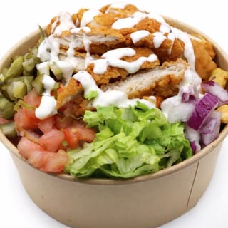 CHICKEN CREAM CHOP BOWL